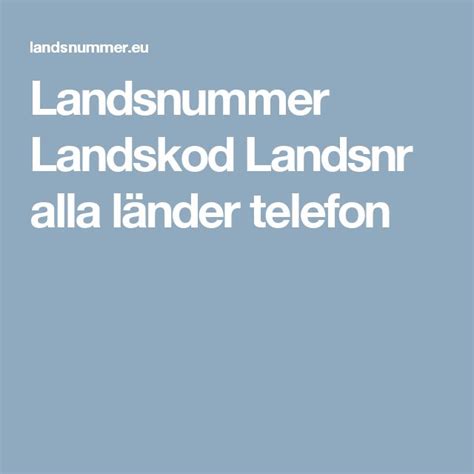 lv landskod bil